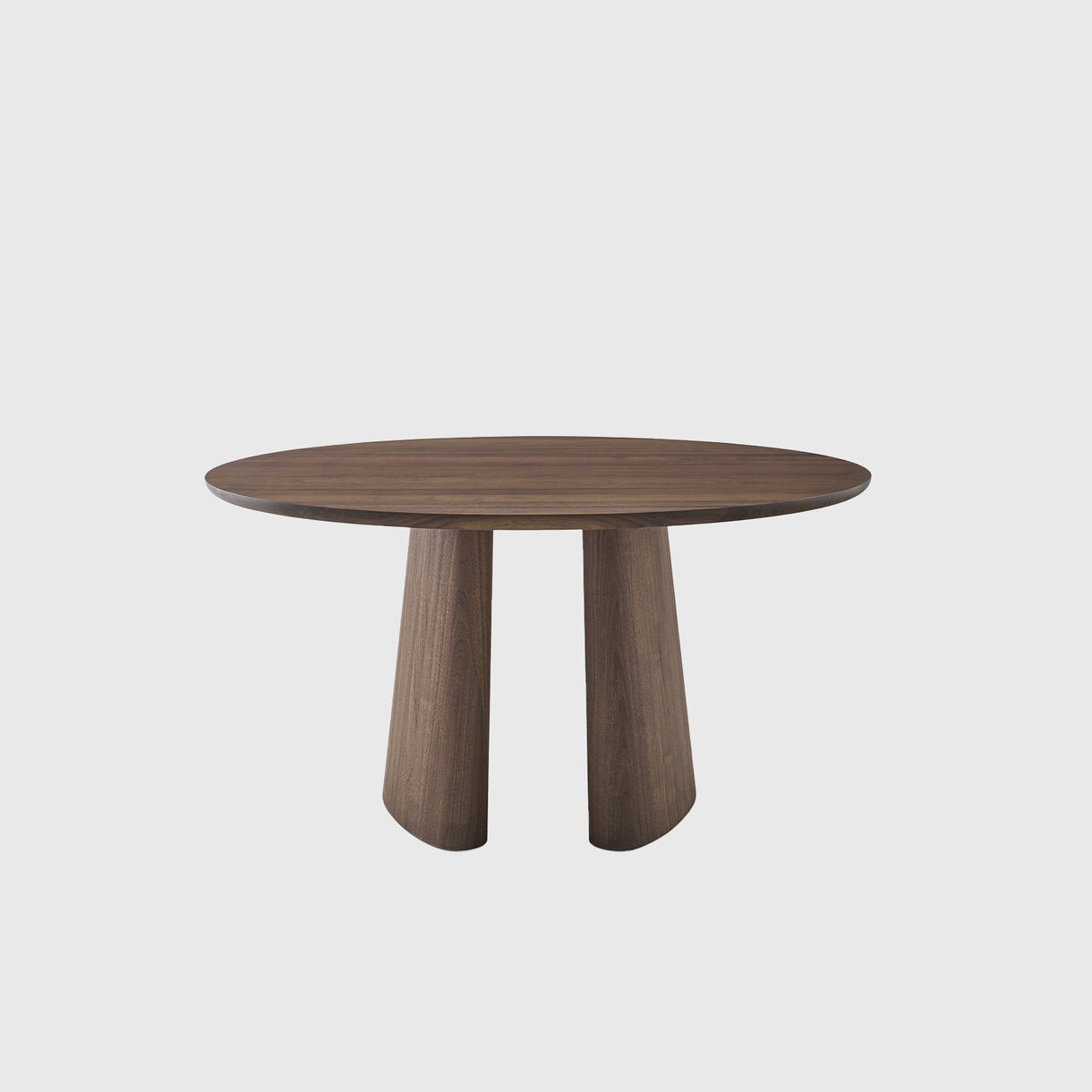 Bi-Ped Table, Walnut, Ellipse, Walnut